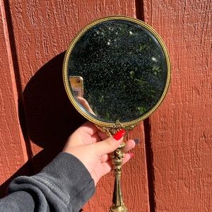 Vintage handheld mirror